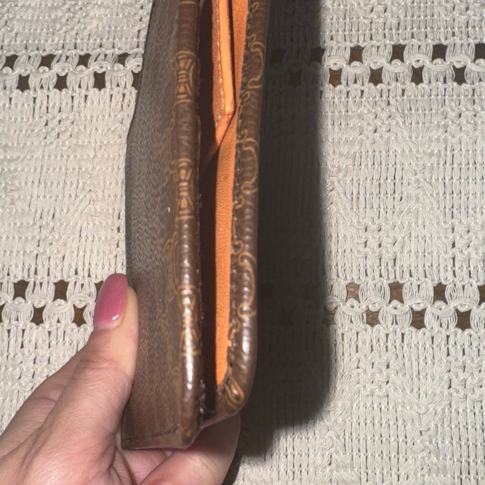 Celine Brown Leather Wallet - Picture 2 of 8